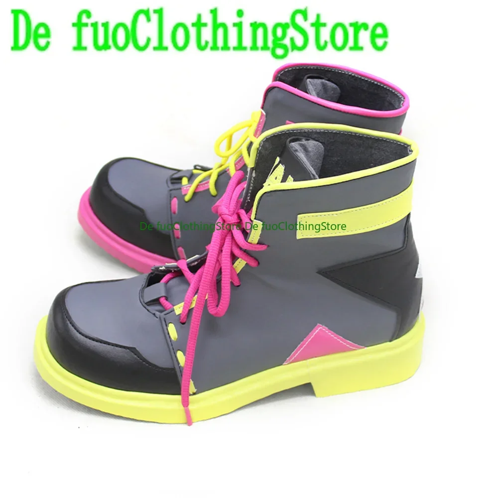 Hololive Tokoyami Towa Scarpe Cosplay Stivali Halloween Natale DefuoClothing Negozio di scarpe