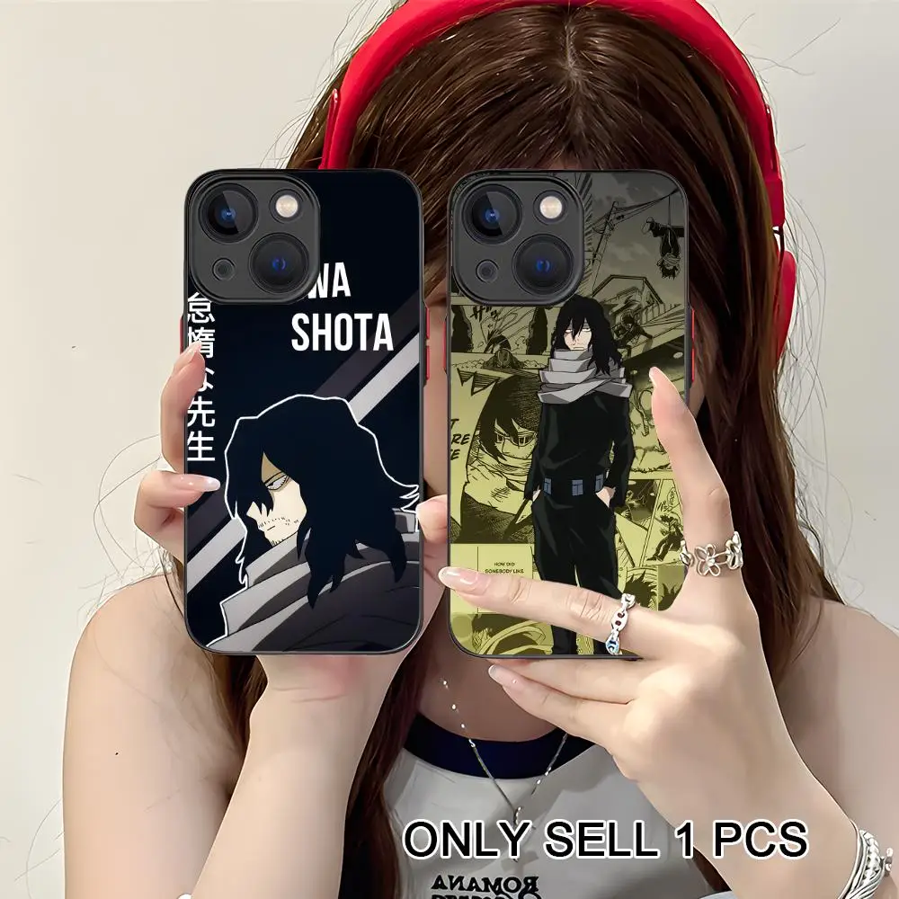 

MHA Aizawa Shota Phone Case for iPhone 17 16 15 14 13 12 11 X XR XS Air Pro Max Plus Mini Skin Feel Cover