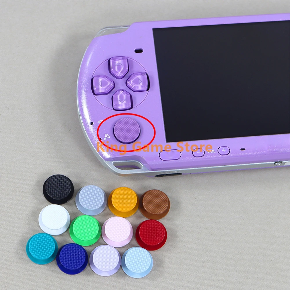 Универсальная крышка для джойстика PSP2000, 100 шт., кнопка, запасная часть для консоли PSP 2000 3000, колпачки для аналоговых стиков