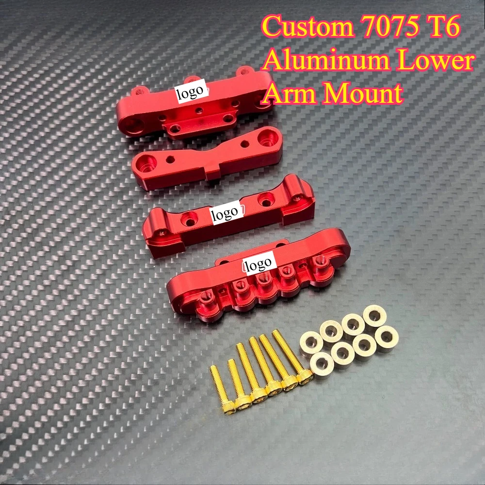 Upgrade Part 7075 T6 Aluminum Lower Arm Mount For 1/7 Arrma Mojave V3 EXB&1/7 Arrma Mojave V3 RTR custom size RC Car Accessories