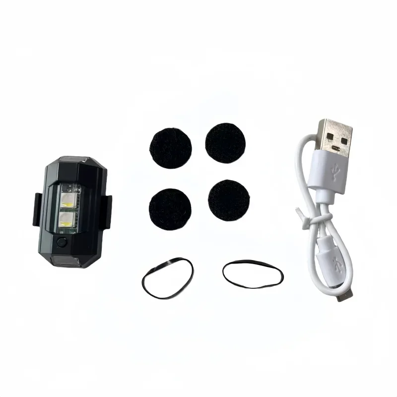 Lumière clignotante universelle de vol de nuit de 7 couleurs pour la voiture de drone de moto d'avion-lumière de signal d'avertissement