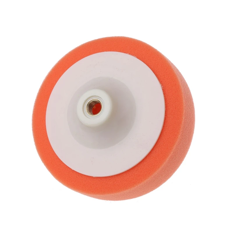 6 pulgadas 15cm Auto abrillantado para coche almohadilla pulido esponja rueda encerado naranja