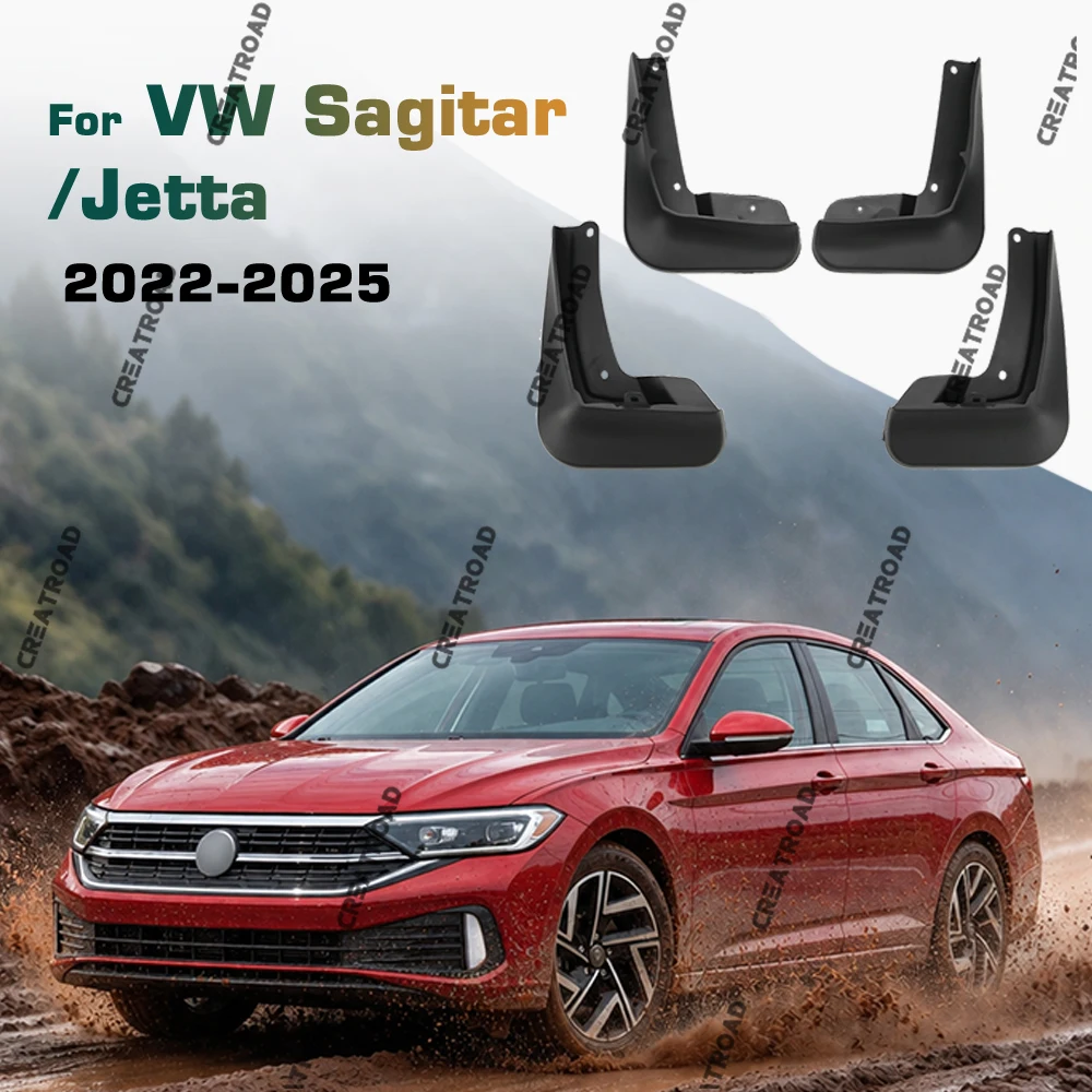 For Volkswagen VW Sagitar/Jetta 2022 2023 2024 2025 Fender Mudflaps Splash Guards Mudguards Mud Flaps car Accessories