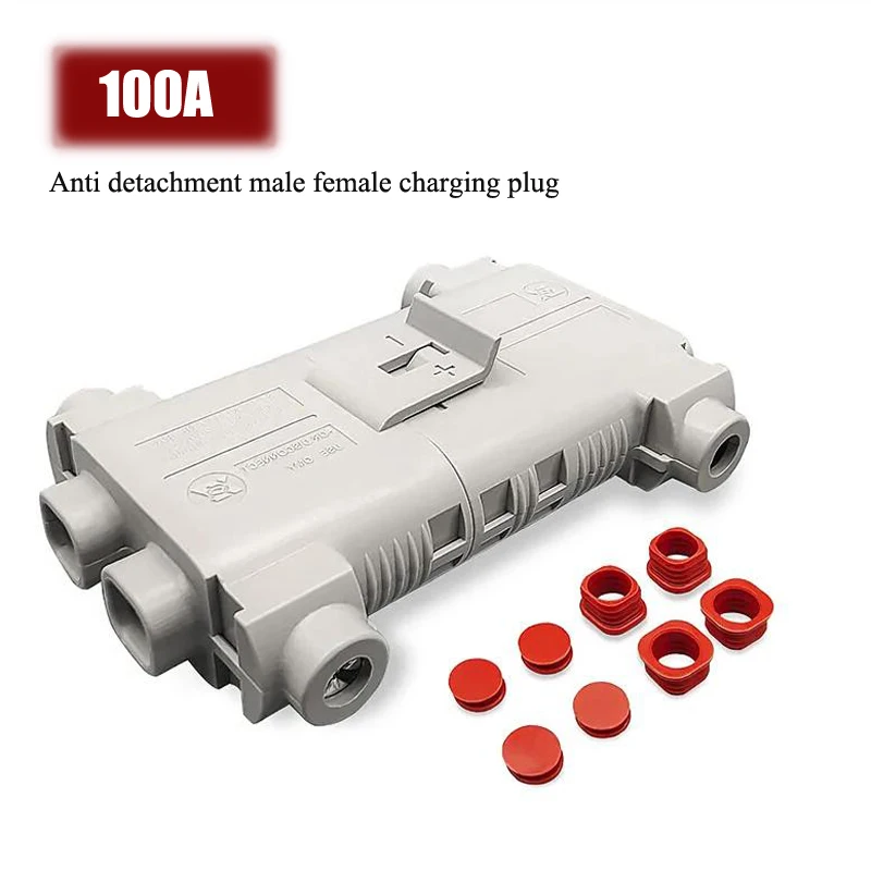 

Waterproof 100A Male Female Connector for Parking Air Conditioning High Current Truck Anti Detachment Charging Power Head Plug