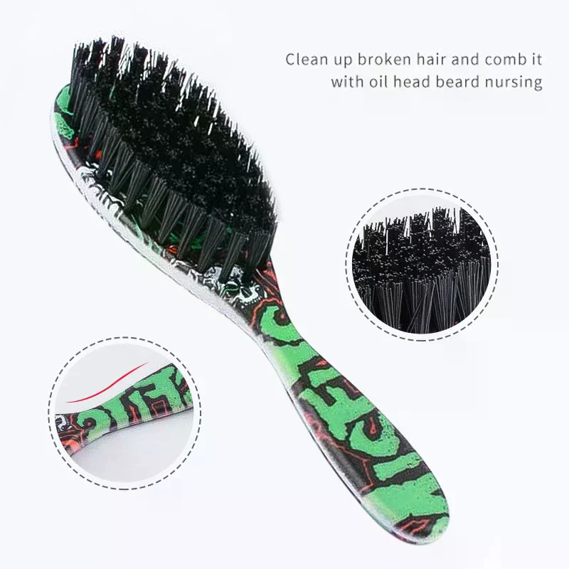 /ACR/Professional Barber Neck Brush Comb Shaving Beard Salon Duster Cleaning Brush Hair Cutting Comb Double-sided