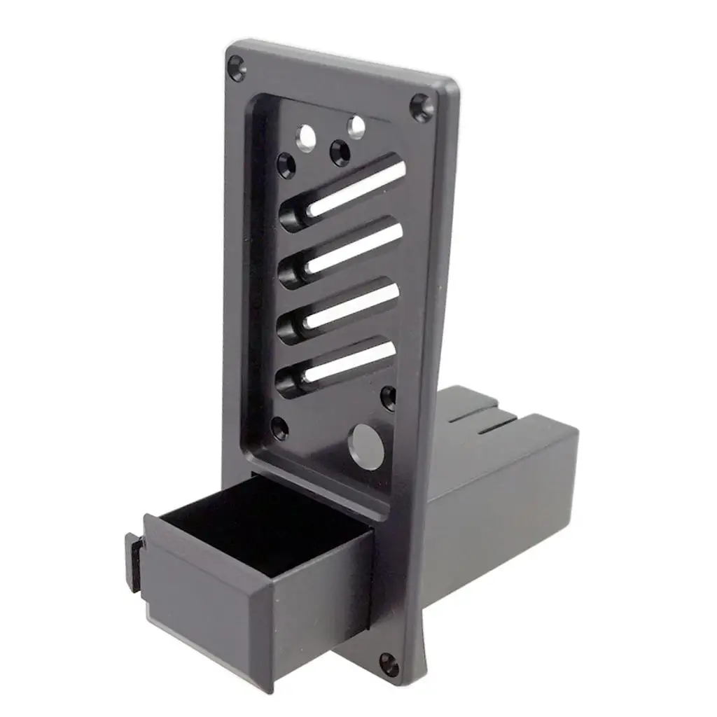 Guitar Pickup Cover Plastic Battery Box Holder Piezo EQ Compartment for Electric Acoustic Guitar Parts Replacement and Tuning
