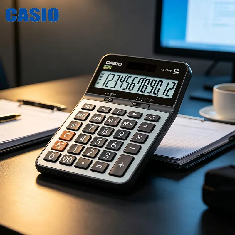 Casio AX-120B/DX-12B/DH-12/GX-14B/MH-12 Corporate Finance Business Bookkeeping desktop computers are suitable for quiet offices