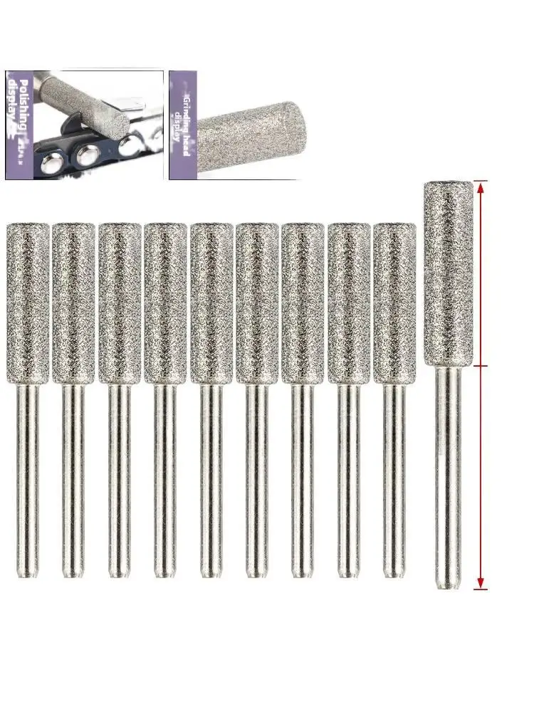 Adatto per testine smerigliate da 5,5 mm di grandi motoseghe [2 pezzi] accessori