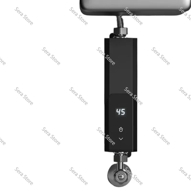 220V 5.5kW digital display electric instant water heater variable frequency sink control RV hotel garage shower hot water