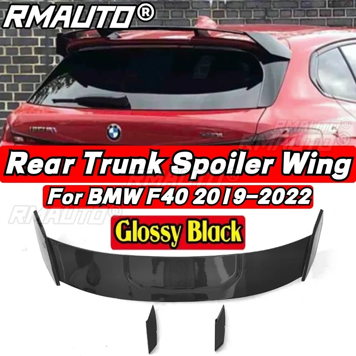 For BMW 1 Series F40 128ti M135i 2019-2022 Car Accessories Rear Spoiler Wing Body Kit Car Rear Roof Spoiler Tunning Part