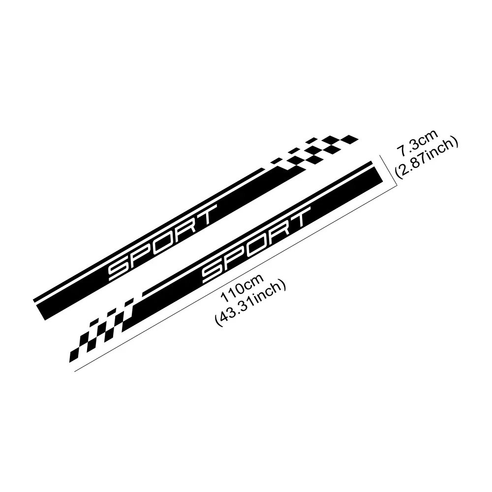 Car Side Door Vinyl Decals Sport Stripes Sticker Auto Accessories For Audi A3 8V 8P 8L 8Y S3 RS3 Sedan Sportback TFSI Limousine view 5