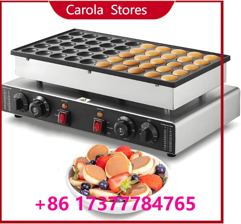 Food tools 2025 Most Popular Food Snack hine Mini Pancakes Maker /Commercial Waffle Equipment 50 Holes Muffins hi