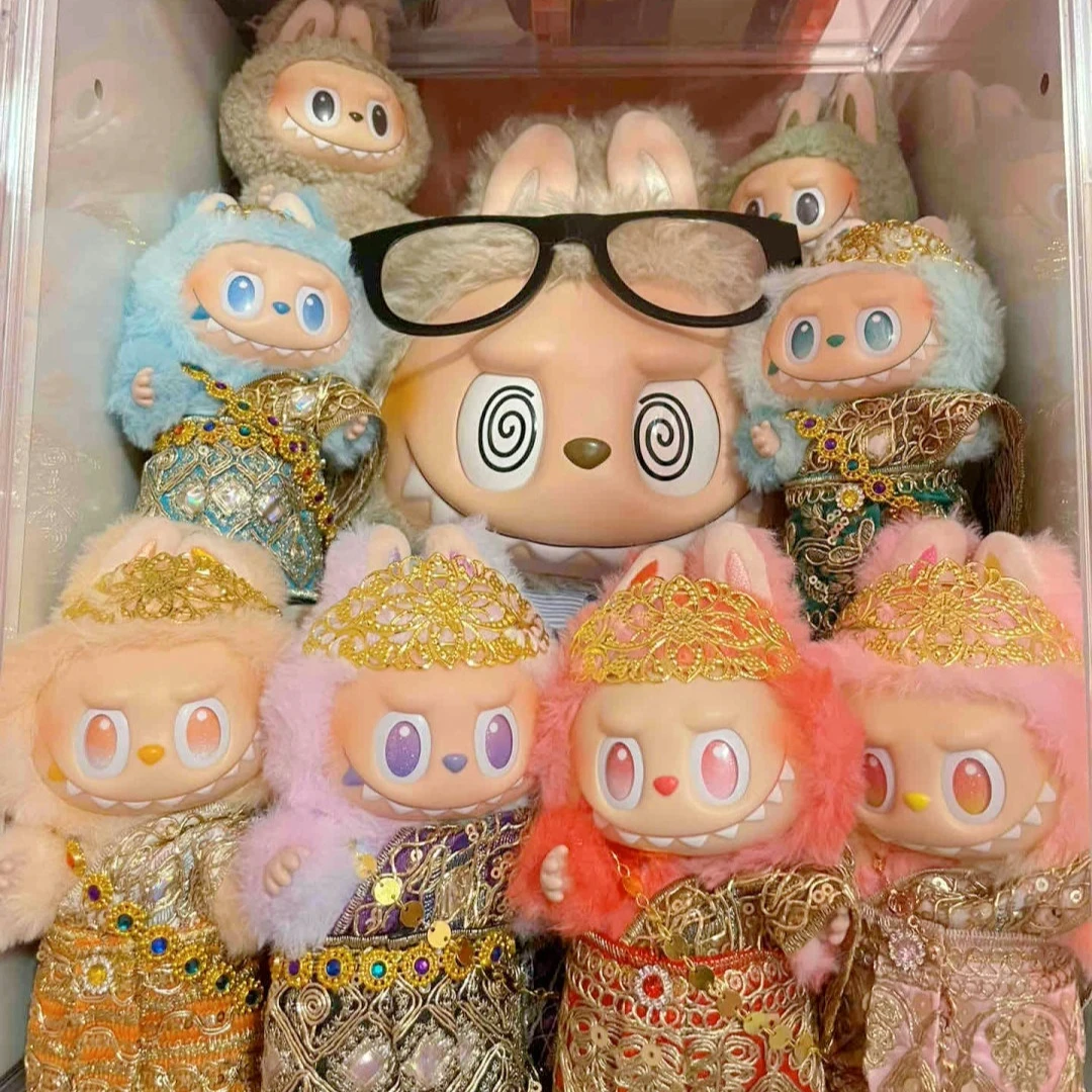 

Одежда Labubu 17 см, Таиландская одежда, Таиландская Labububu, детская одежда, виниловая плюшевая подвеска, аксессуары для кукол, креативное украшение