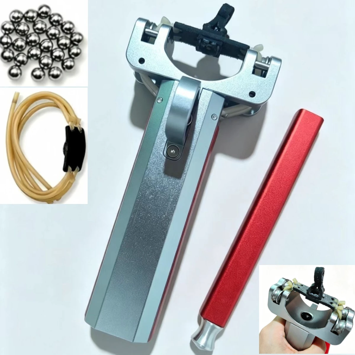 Aluminum Alloy Automatic Pressing Bead Magnetic Suction Pocket High-precision Outdoor Competitive Hunting Tool
