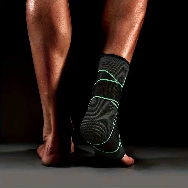 Adjustable Compression Bandage, Ankle Support Strap, Sports Compression Ankle Support for Outdoor Hiking, Basketball, Running, D