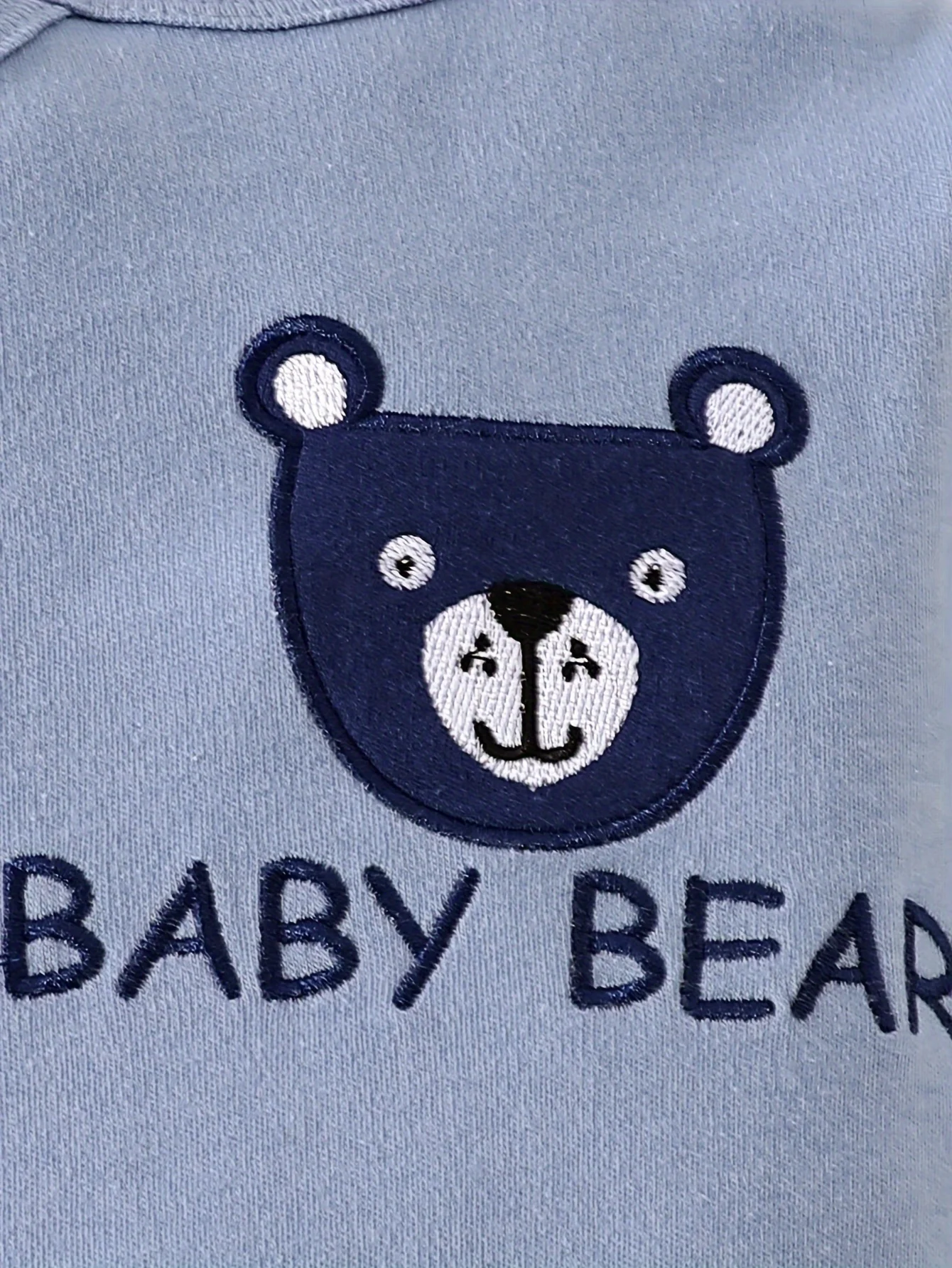 2-Picec Baby Four Seasons Tie Feet Bodysuit for Boys Little Bear Creative Baby Cute Bodysuit Made of Pure Cotton, Soft Comforta