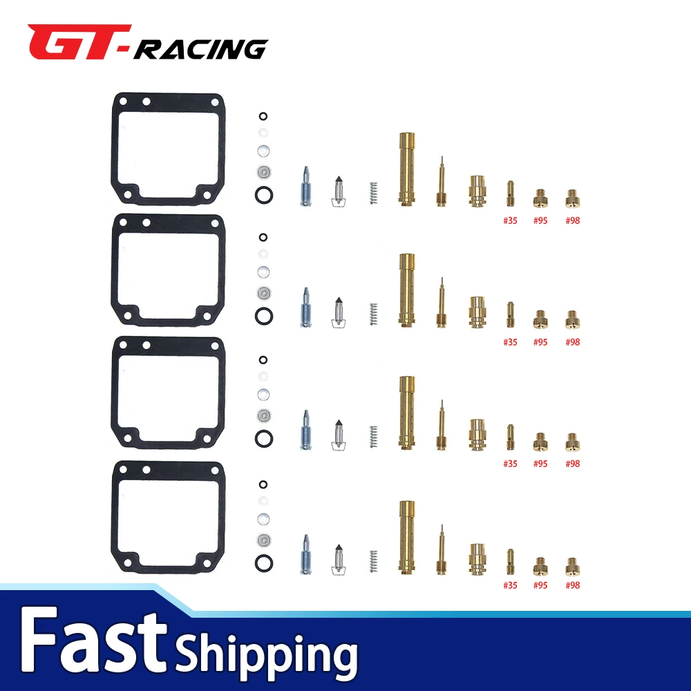 

4x Carburetor Repair Rebuild Kits For Yamaha FZ400R 2EL1984-1985 Carb Overhaul Set Replace 20-Y2ELCR Motorcycle