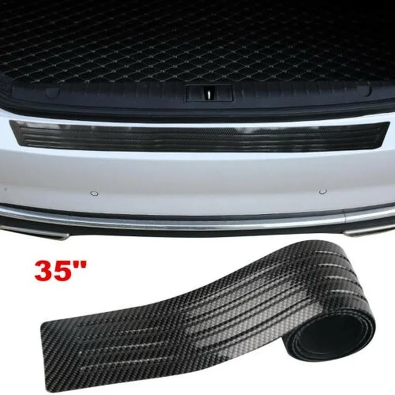 35 Inch Car Door Sill Guard Body Bumper Scratch Protection Rubber Pad Cover