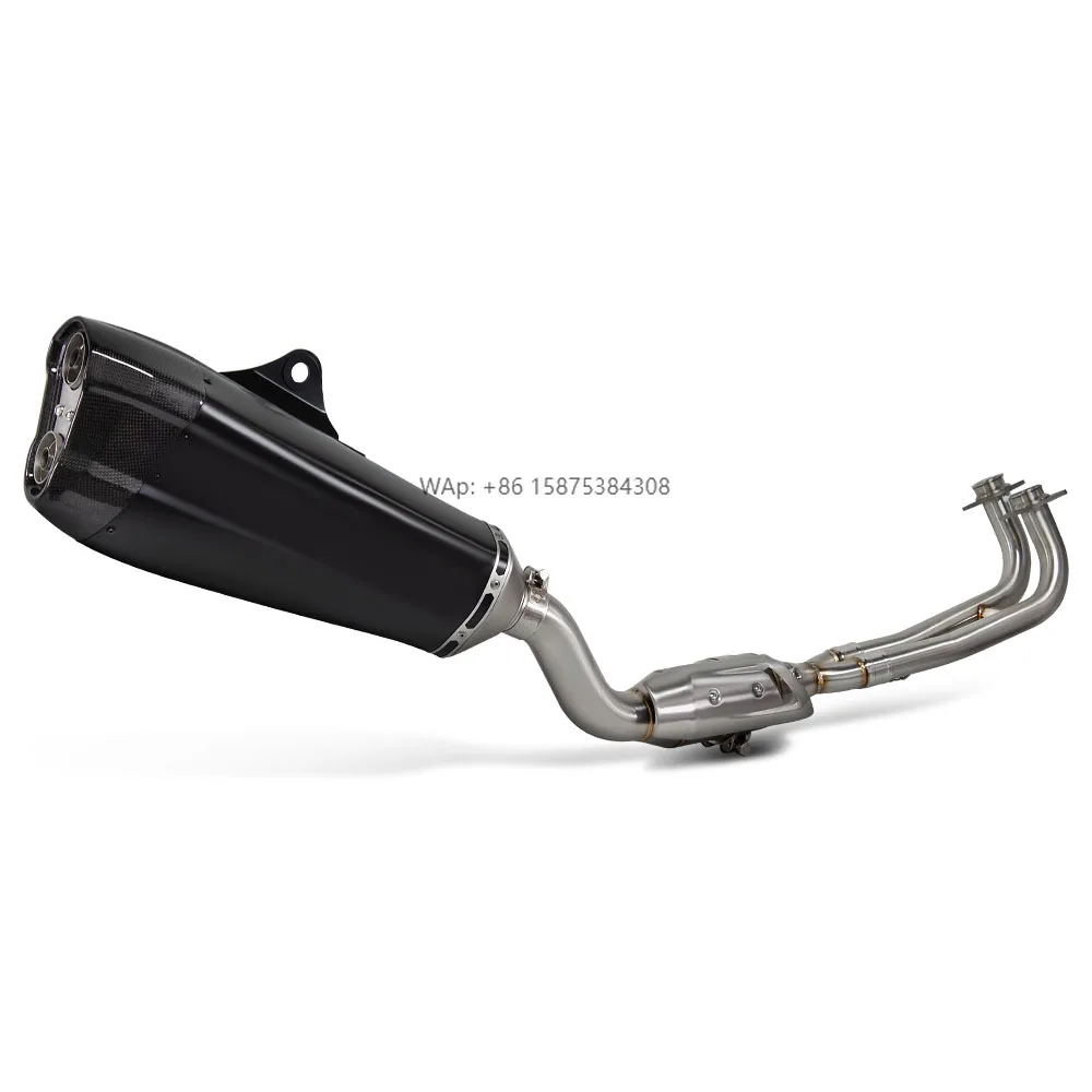 Motorcycle Exhaust Full System Modify Kit Escape Front Pipe Muffler with DB Killer for TMAX530 TMAX560 2017-2024