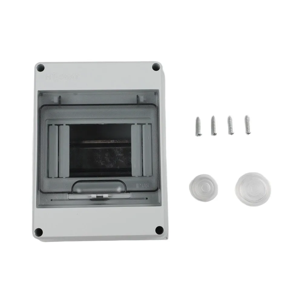 Accessories Fuse Box ABS Grey Lockable Surface-Mounted 110x150x90 Mm Distribution Box Dustproof IP65 Waterproof