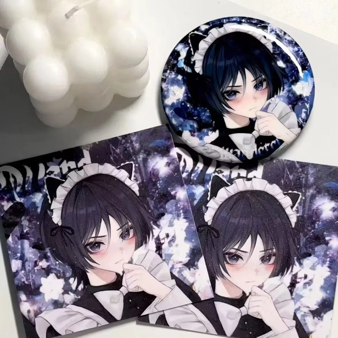 شارات شخصية الخلفية الرسمية "Genshin Impact" الرسوم المتحركة الطرفية"،Funingna،Navilette"، "Swordsman"، بروش "smacked"