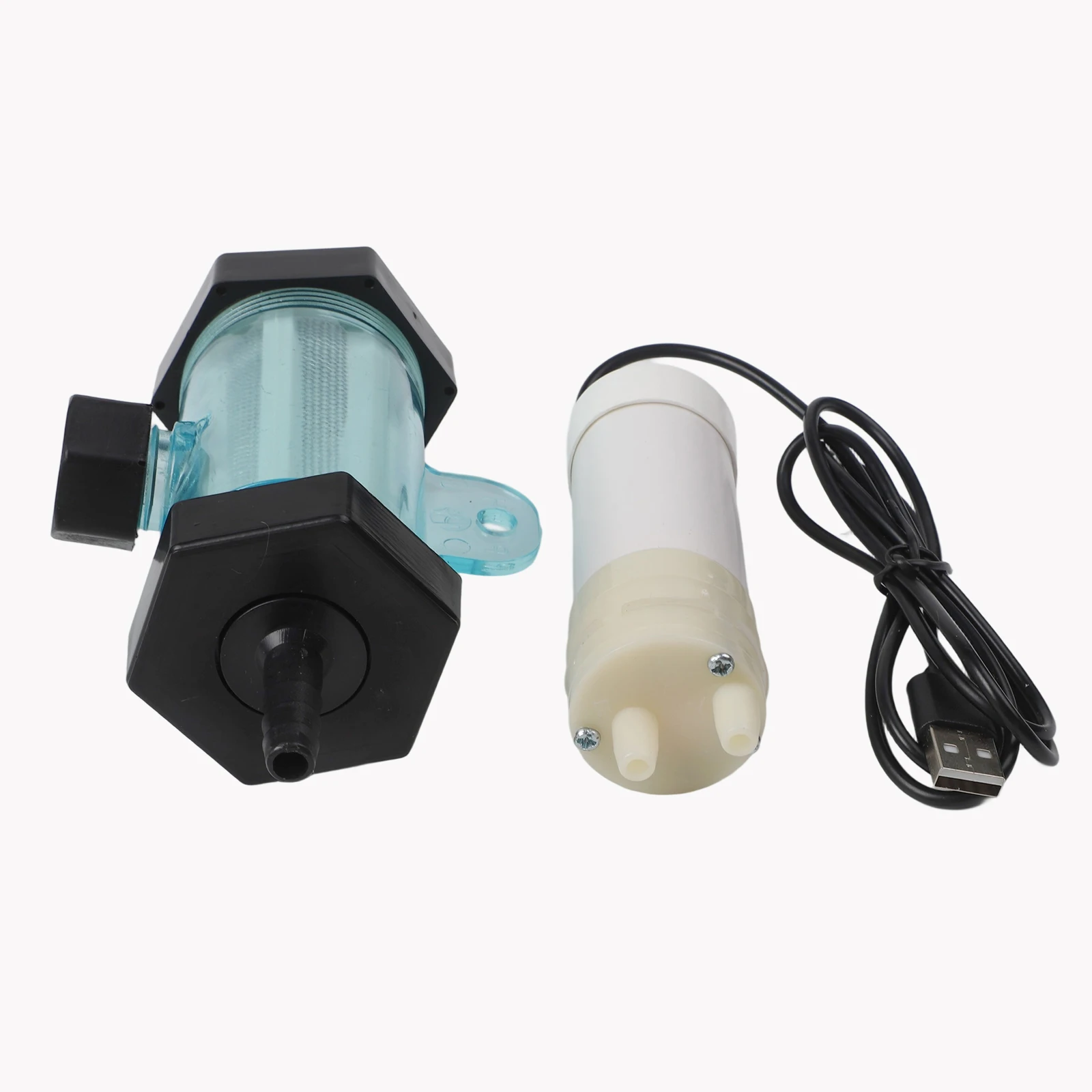 Electric Aquarium For Gravel Cleaner USB Siphon Fish Tank Vacuum Water Changer With Silicone Tube For Freshwater Saltwater