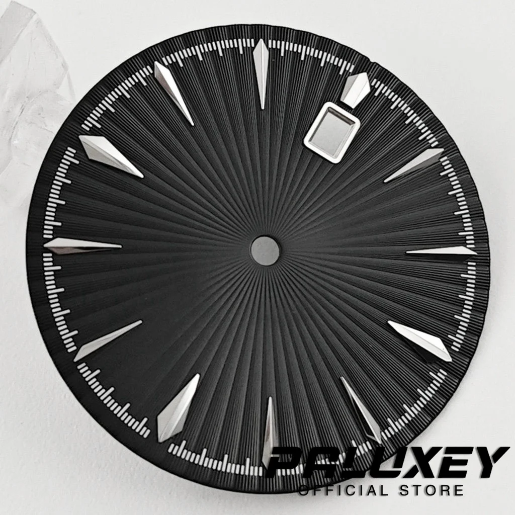 NH35 35mm Sunburst Watch Faces Cocktails Ice Blue Watch Dial for NH35 NH35A 4R/7S Movement Replacement Parts