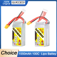 Gaoneng GNB 1550mAh 100C 2S 3S 4S 5S 6S 7.4V 11.1V 14.8V 18.5V 22.2V Lipo Battery With XT60 Plug Connector for FPV Racing Drone