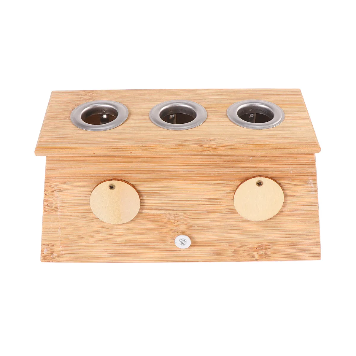 

1pc Moxibustion Box 3 Holes Temperature Control Health Therapy Temperature Moxibustion Box Tool For Adult Spa Use