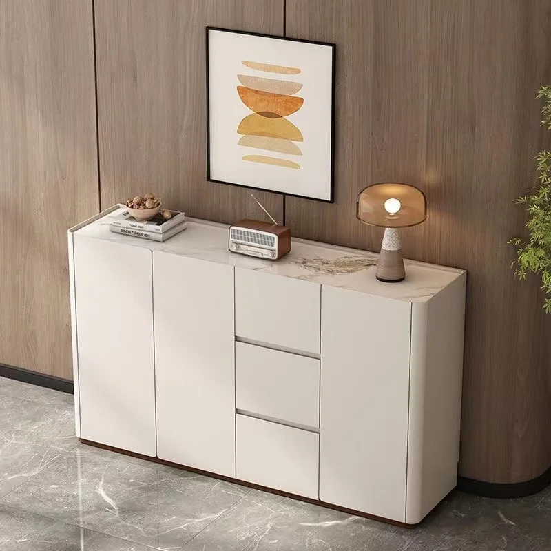 #Modern Wooden Storage Cabinet Durable Solid Wood Construction Customizable Color & Size Multi-Purpose Living Room Furniture