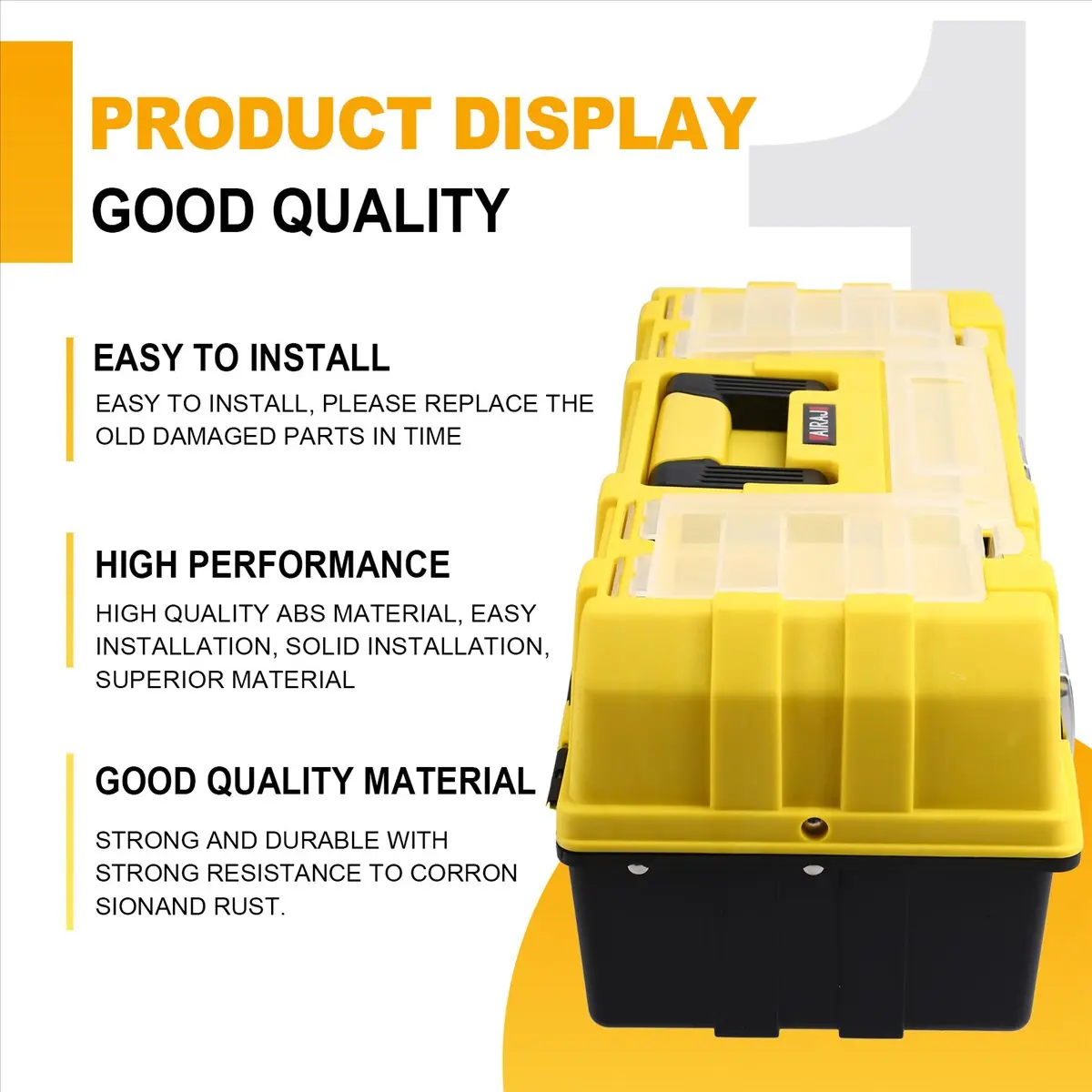 【~ NEW A43I】Portable Tool Organizer Multiple Specifications Toolbox Household Tool Storage Box Tool Storage Box Hardware Storage