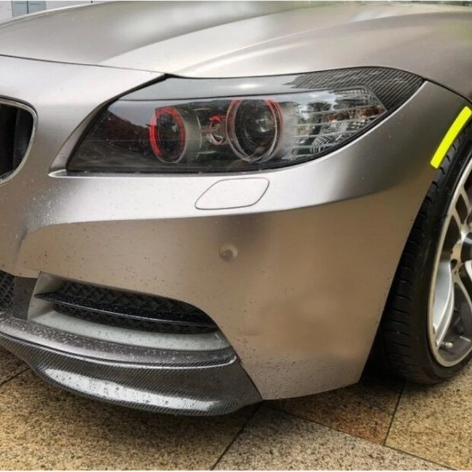 Carbon Fiber Headlight Eyebrow Eyelids For BMW Z4 2009 - 2012 E89