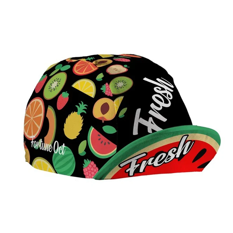 Berretti da ciclismo cappello da bici alla frutta tropicale taglia unica per la maggior parte degli uomini e delle donne