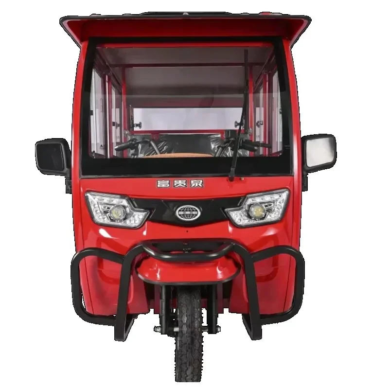 Full Cover Enclosed Adult with Cheap Price Tuktuk Taxi Big Power Passenger tricycle 3 Wheel Electric Tricycle for Wholesale