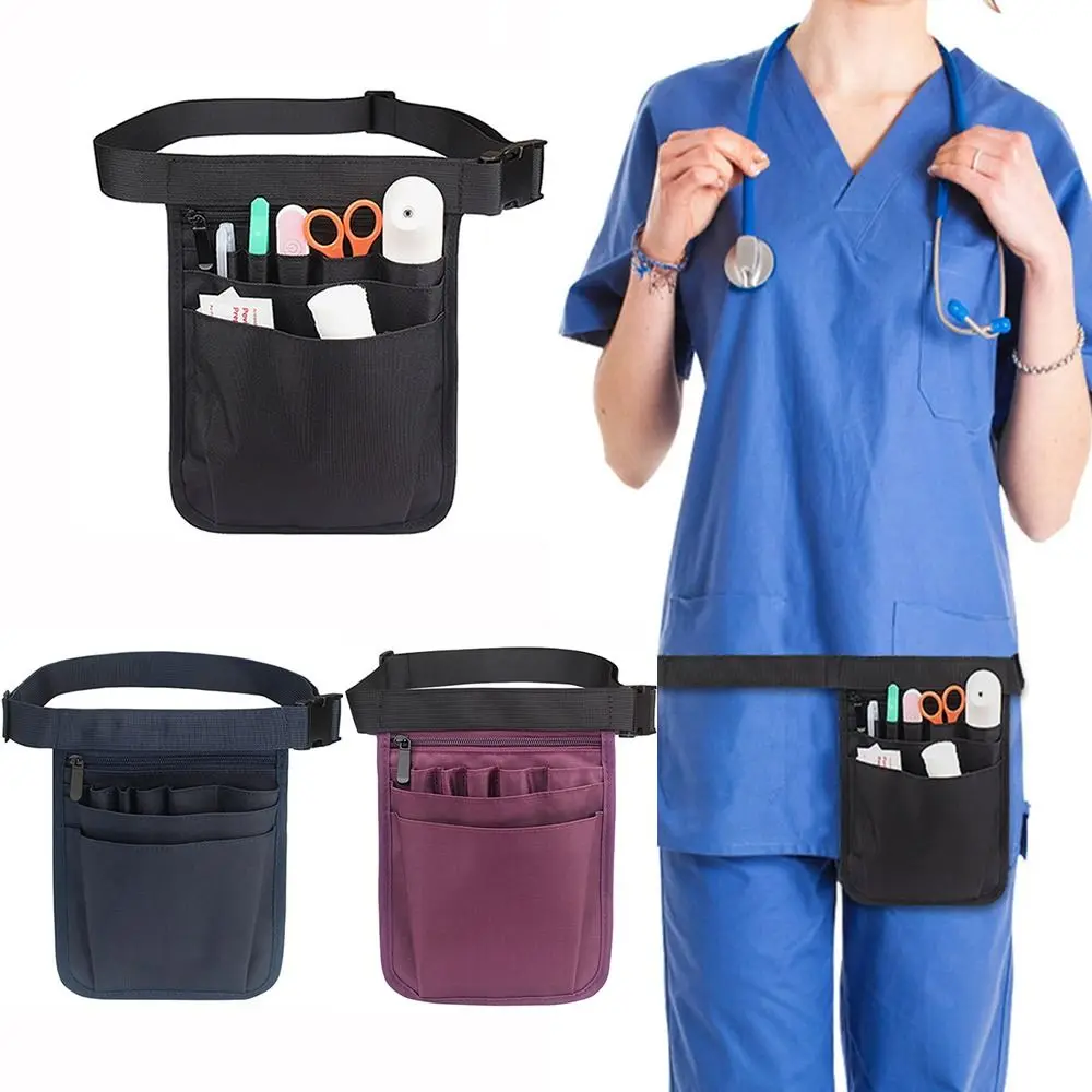 Nurse Organizer Bag Belt Extra Pocket Fanny Pack Nurse Waist Bag For Women Shoulder Pouch Case 900D Nylon for Accessories Tool