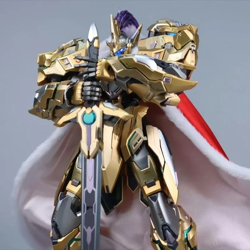 [В наличии] MOSHOWTOYS Progenitor Effect Lancelot Of The Lake HT MCT-E02 Фигурка из сплава черного золота Металлическая игрушка-меха 1/72