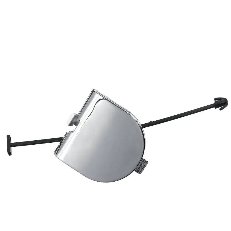 1 قطعة DIY اكسسوارات مانع صدمات خلفي للسيارة سحب هوك غطاء العين غطاء كروم لشركة فيات 500 500C 2007-2012