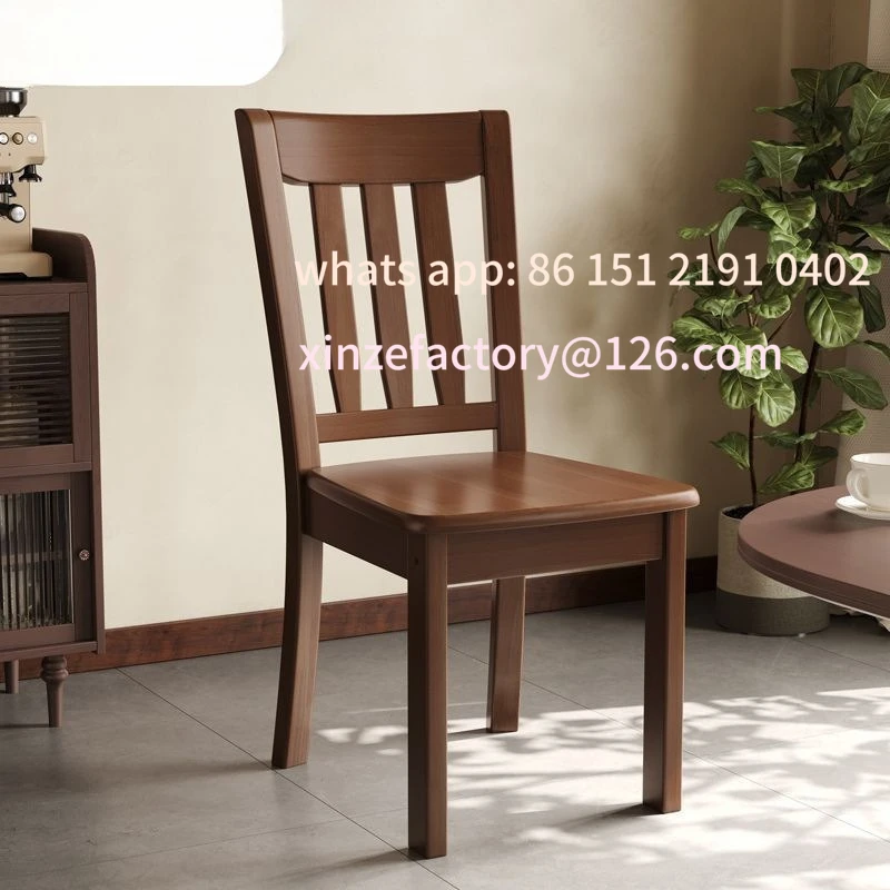 

Customizable Solid Wood Chair Back Chair Home Simple