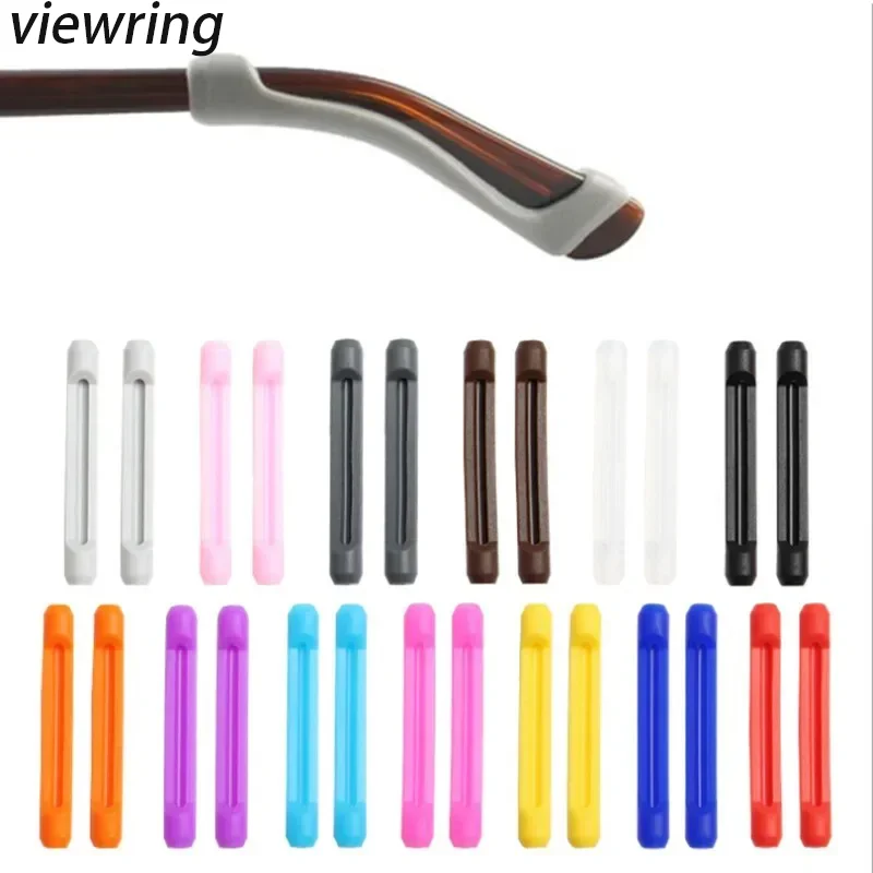 Anti-Slip Glasses Ear Grips Colorful Eyeglasses Temple Tip Sleeve Holder Anti-Fall Eyewear Accessories For Sports Sunglasses