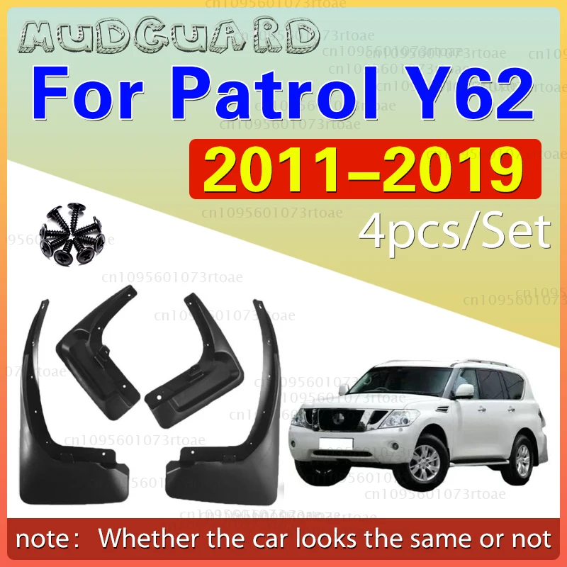 

For Nissan Armada Patrol Royale Nismo QX80 Y62 2011 - 2019 2012 2013 2014 Fender Mudguard Mud Flaps Guard Splash Flap Mudguards