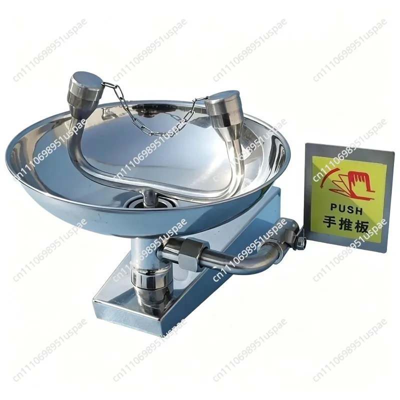 Steel Emergency Wall Mounted Eyewash Station Double Mouth  12-18 LBest Price 304 Stainless