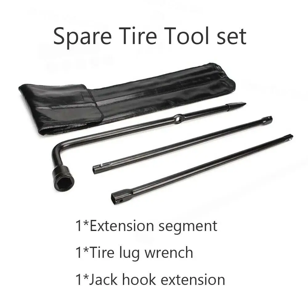 Lug Wrench Set Spare Tire Tool Kit Spare Tire Lug Wrench Tool Jack 2T Scissor Jack for 2003-2007 Ford F250 F350 F450 F550