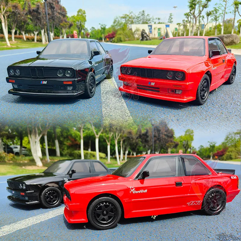 H9803 RC 1/10 4WD RC Drift Car 2.4GHz with Cool Lights Brushless High-Speed ​​RTR Remote Control Drift Racing Car Kids Gift