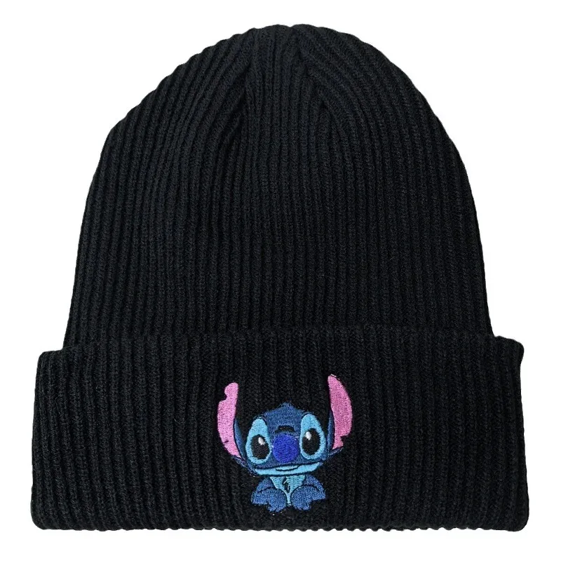 Bonnet brodé de dessin animé Kawaii, casquettes thermiques Anime, chapeaux extensibles chauds, point avec tout, mignon, cadeaux de Noël, offre spéciale