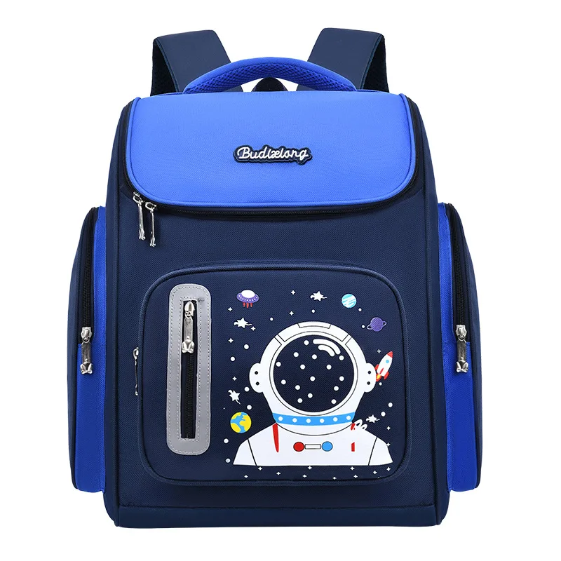 New Kid Boys Orthopedic School Bags Children Astronaut Printing Backpacks Primary Student Girls Children\'s Schoolbag Waterproof