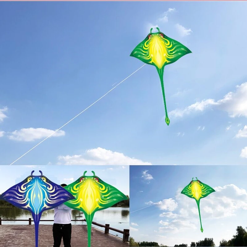 free shipping devil fish kites for kids toys flying children kite new kites show professional kite parachute delta kite software