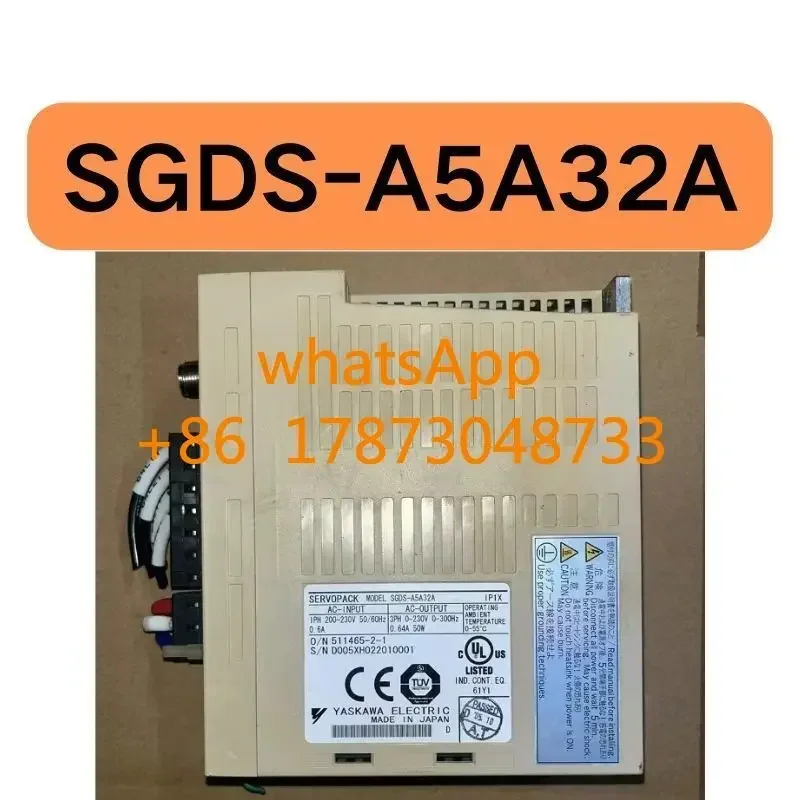 Used SGDS-A5A32A servo driver 50W tested OK, function intact
