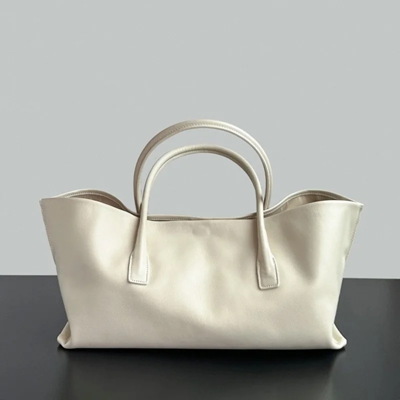 Women Fashion Commute Armpit Shoulder Bags Female Luxury Designers Cow Leather Bags Korean Style Niche Handbag