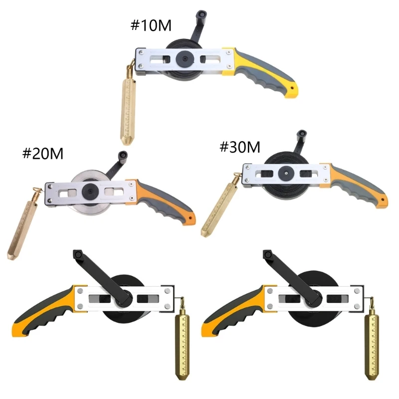 High Accuracy Oil Gauging Tapes Carbon Steel Oil Gauging Tape 5/10/15/20/30M Measuring Ruler with Brass PlumbBob