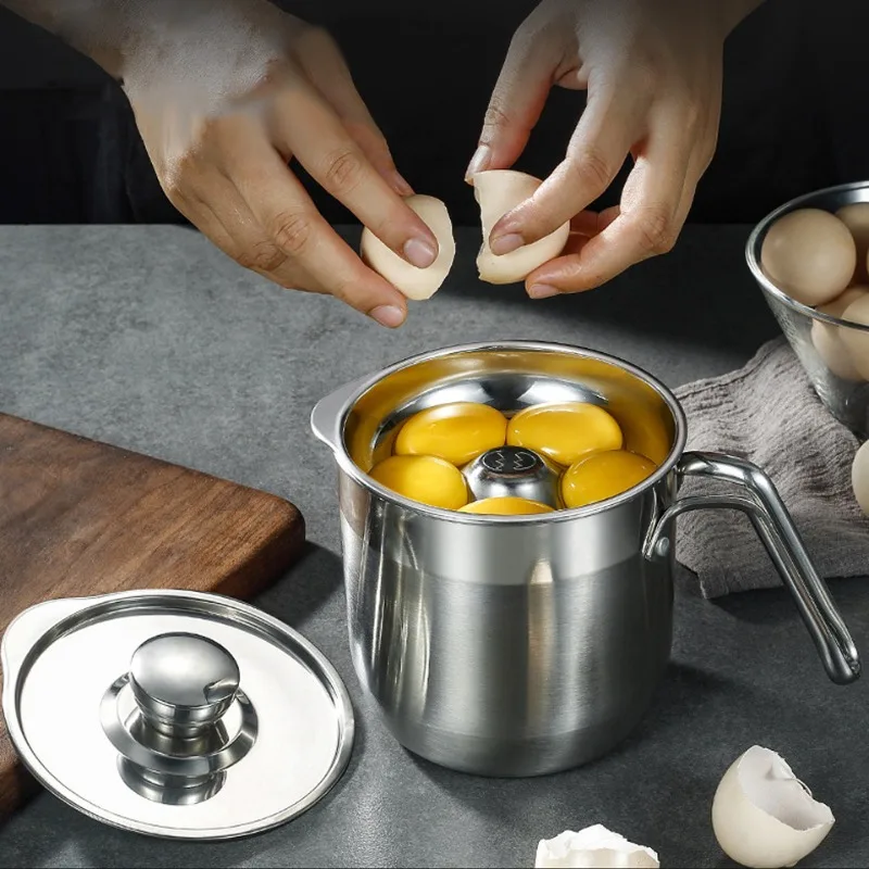 

1 шт., домашний кухонный сепаратор из нержавеющей стали для яичного белка, кухонный гаджет для разделения яичного белка, инструменты для приготовления пищи